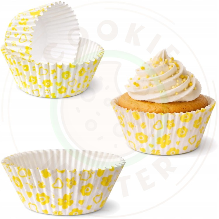 FOREMKI FORMY PAPIEROWE NA MUFFINKI BABECZKI PAPILOTKI DO PIECZENIA 200 szt