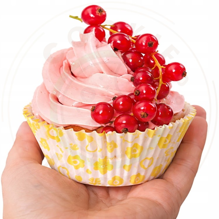 FOREMKI FORMY PAPIEROWE NA MUFFINKI BABECZKI PAPILOTKI DO PIECZENIA 200 szt