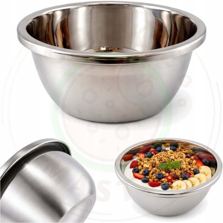MISKA GASTRONOMICZNA KUCHENNA STALOWA MISA MISECZKA DUŻA METALOWA 18cm 1l
