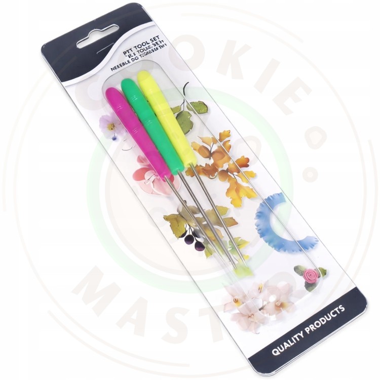 3x SZPIKULEC CUKIERNICZY Narzędzia do dekoracji LUKRU Zestaw 3 szt. 12cm