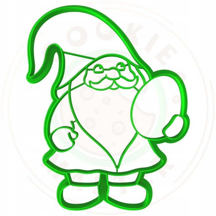 FOREMKA WIELKANOCNA Wykrawacz Pierników WIELKANOC Krasnal Gnom SKRZAT 12cm