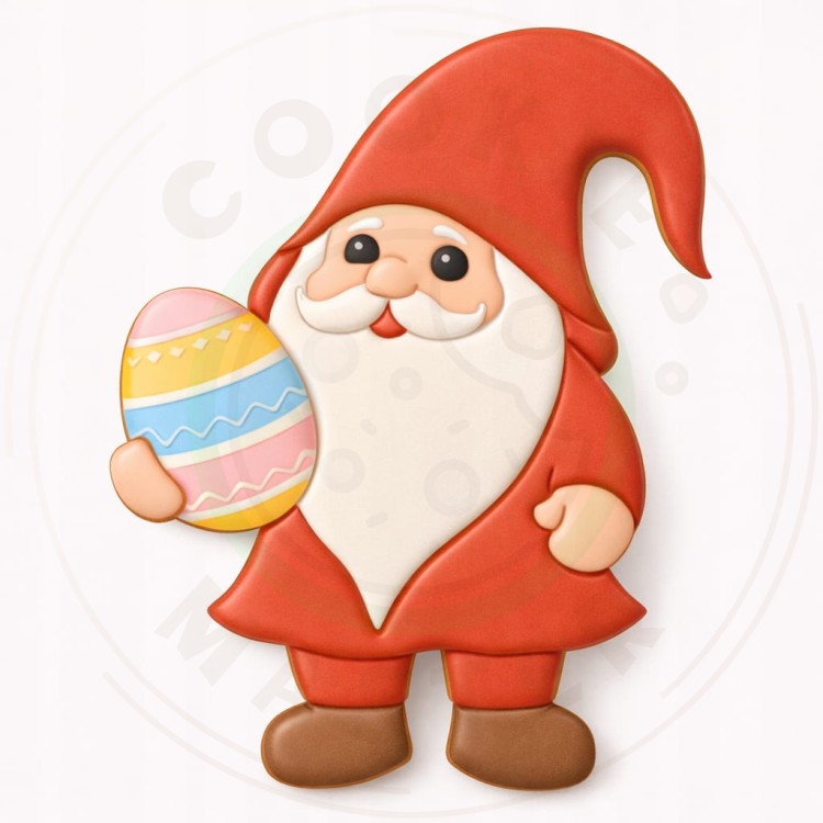 FOREMKA WIELKANOCNA Wykrawacz Pierników WIELKANOC Krasnal Gnom SKRZAT 12cm