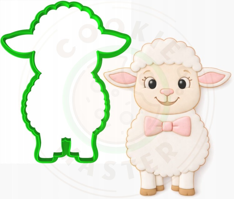 FOREMKA WIELKANOCNA Wykrawacz do Pierników na WIELKANOC Owieczka OWCA 12cm