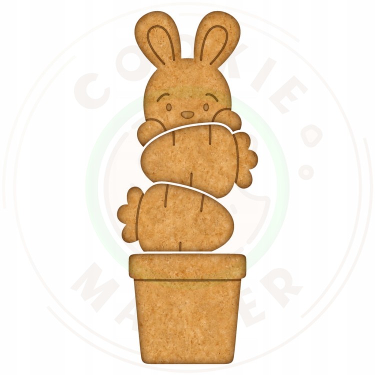 FOREMKA WIELKANOCNA Pierników WIELKANOC Zajączek DO ZESTAW 4 CIASTEK PUZZLE
