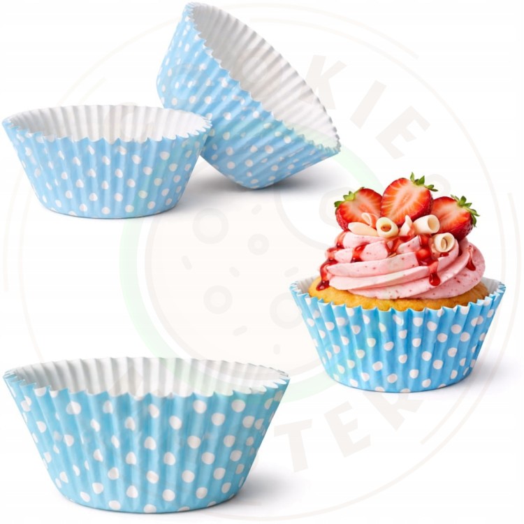 FOREMKI FORMY PAPIEROWE NA MUFFINKI BABECZKI PAPILOTKI DO PIECZENIA 200 szt