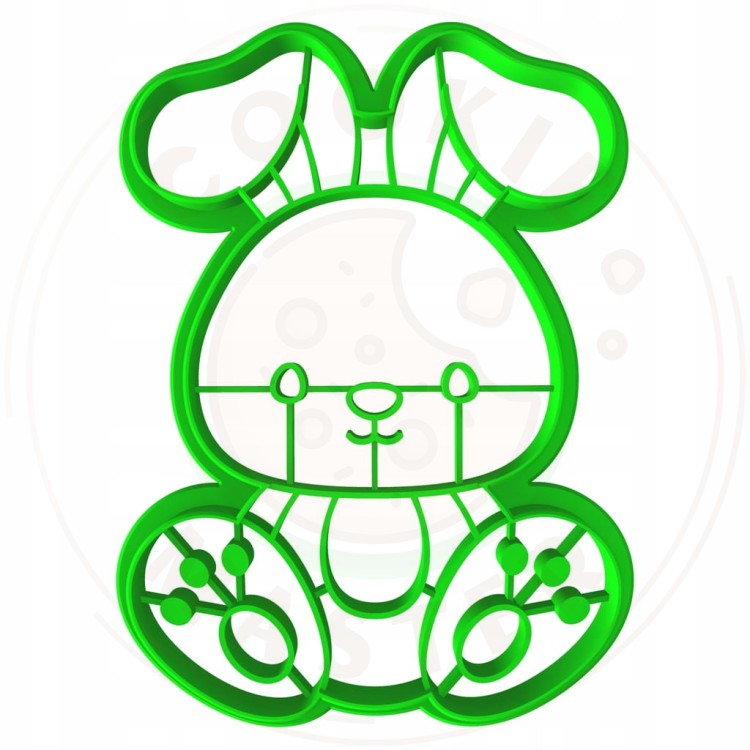 FOREMKA WIELKANOCNA Wykrawacz do Pierników na WIELKANOC Zajączek ZAJĄC 9cm