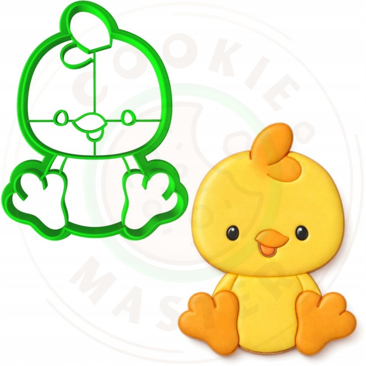 FOREMKA WIELKANOCNA Wykrawacz do Pierników na WIELKANOC Kurczak PISKLĘ 8cm