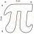 FOREMKA Wykrawacz Pierników MATEMATYKA SZKOŁA STUDIA NAUKA - Znak Liczba Pi