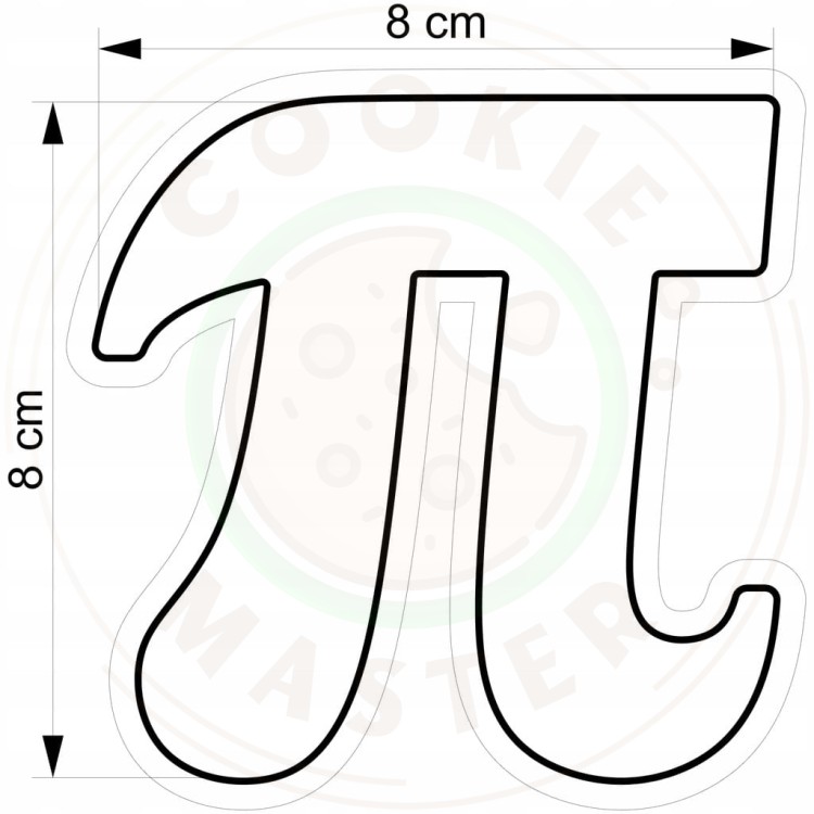 FOREMKA Wykrawacz Pierników MATEMATYKA SZKOŁA STUDIA NAUKA - Znak Liczba Pi