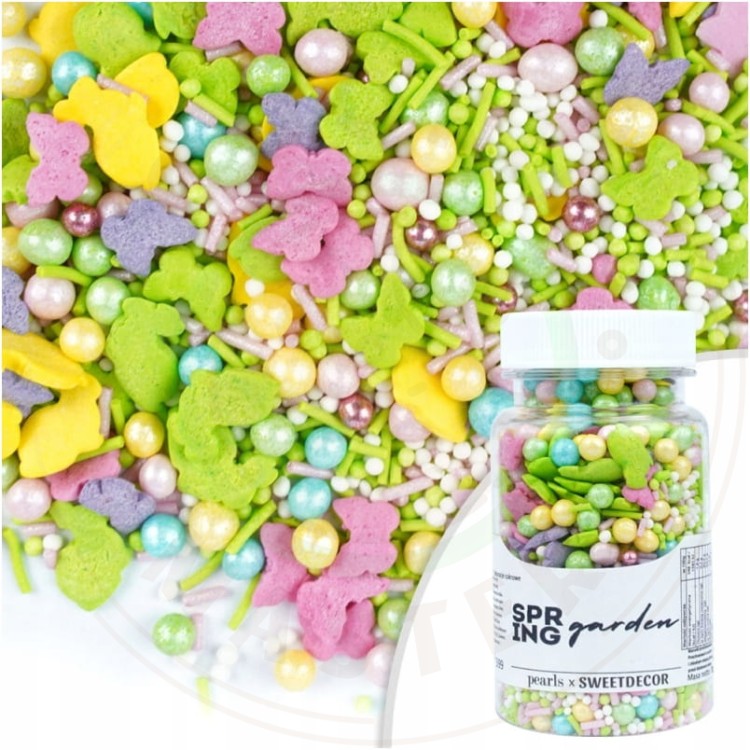 POSYPKA CUKROWA Na WIELKANOC Pierniki Tort PEARLS SPRING GARDEN MIX 70g