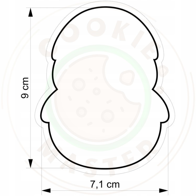 FOREMKA WIELKANOCNA Wykrawacz Pierników WIELKANOC Kurczak Kurka PISKLĘ 9cm