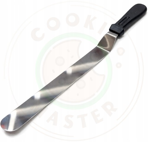 SZPATUŁKA WYGIĘTA DO TYNKOWANIA WYGŁADZANIA KREMU PACKA CUKIERNICZA 37 CM