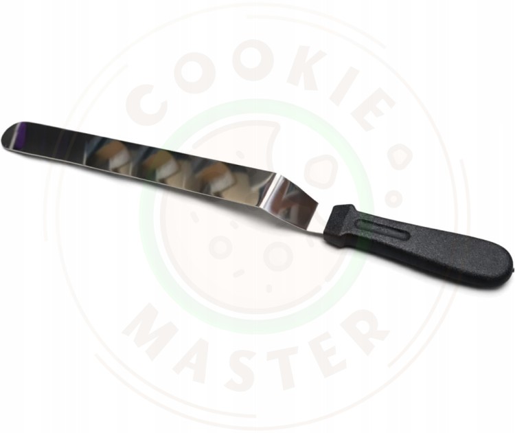 SZPATUŁKA WYGIĘTA DO TYNKOWANIA WYGŁADZANIA KREMU PACKA CUKIERNICZA 37 CM