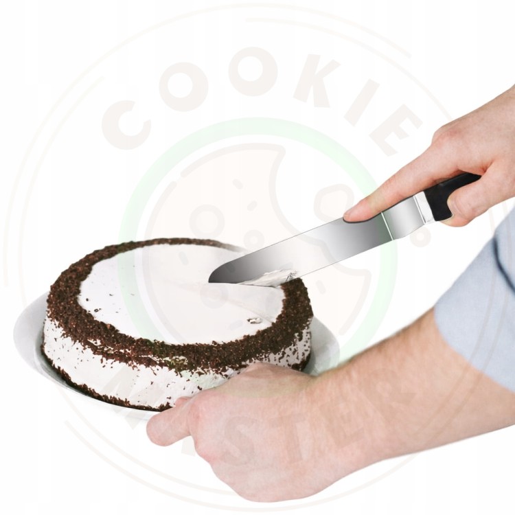 SZPATUŁKA WYGIĘTA DO TYNKOWANIA WYGŁADZANIA KREMU PACKA CUKIERNICZA 37 CM