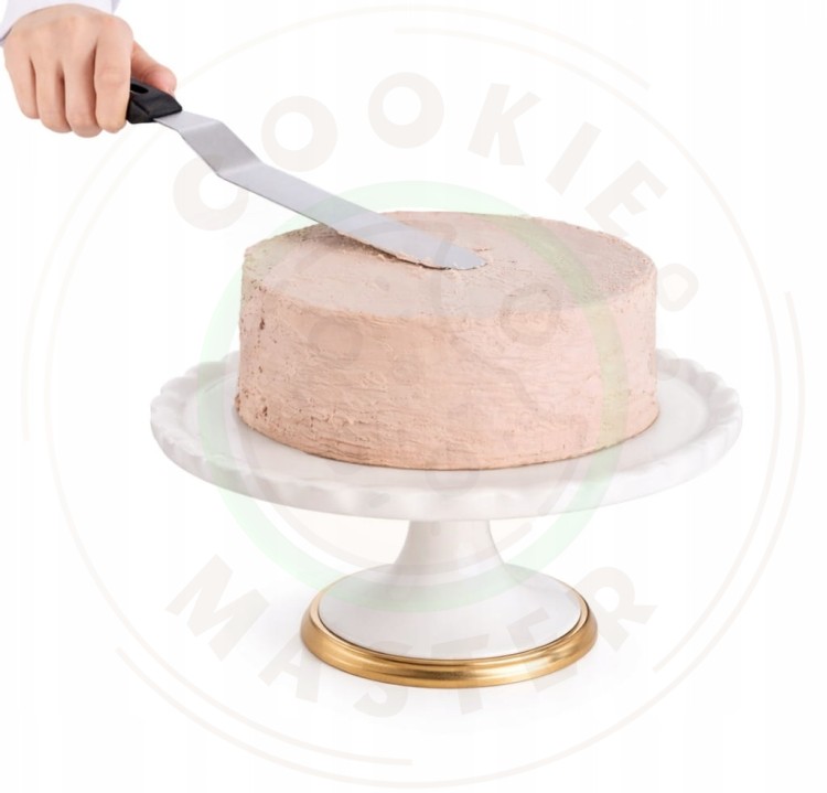 SZPATUŁKA WYGIĘTA DO TYNKOWANIA WYGŁADZANIA KREMU PACKA CUKIERNICZA 37 CM