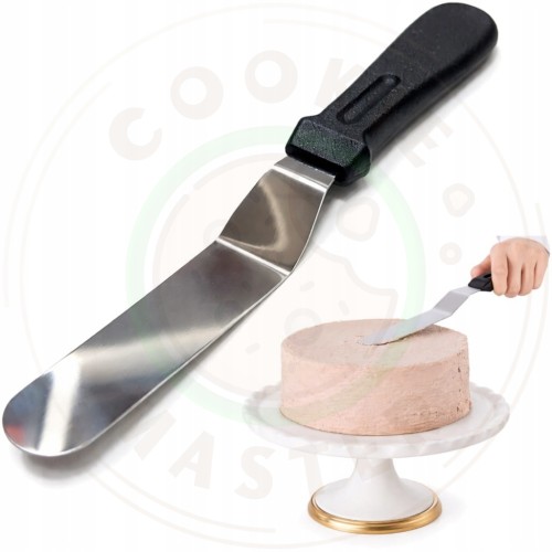 SZPATUŁKA WYGIĘTA DO TYNKOWANIA WYGŁADZANIA KREMU PACKA CUKIERNICZA 27,5 CM