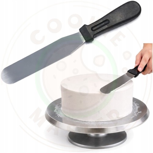 SZPATUŁKA PROSTA DO TYNKOWANIA PACKA CUKIERNICZA DO WYGŁADZANIA KREMU 27CM