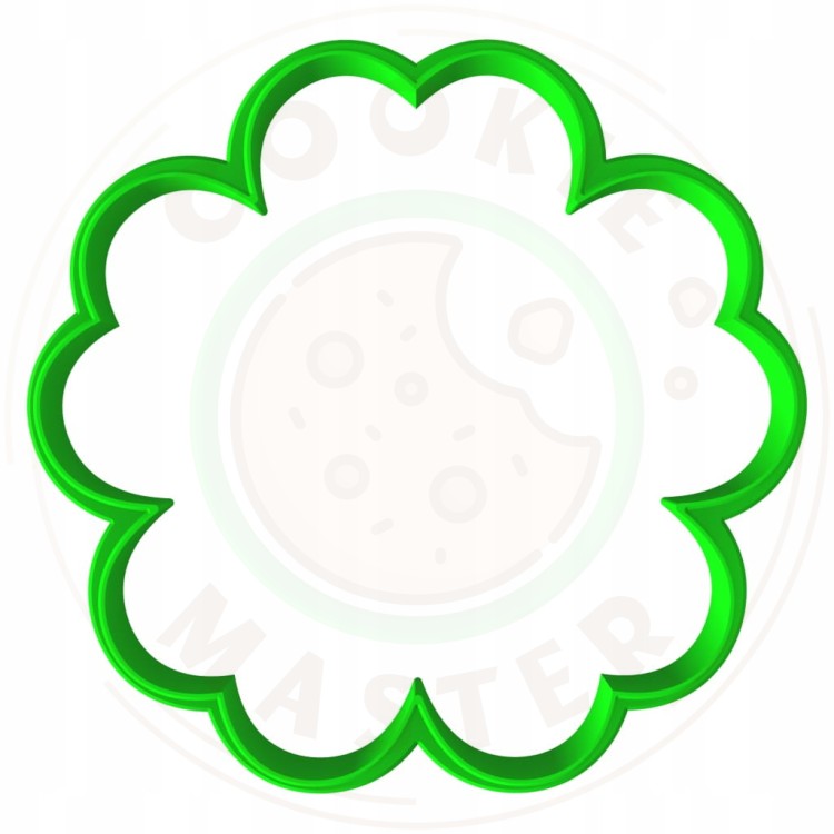 FOREMKA WIELKANOCNA Wykrawacz Pierników WIELKANOC Kwiat KWIATEK w SERCA 8cm