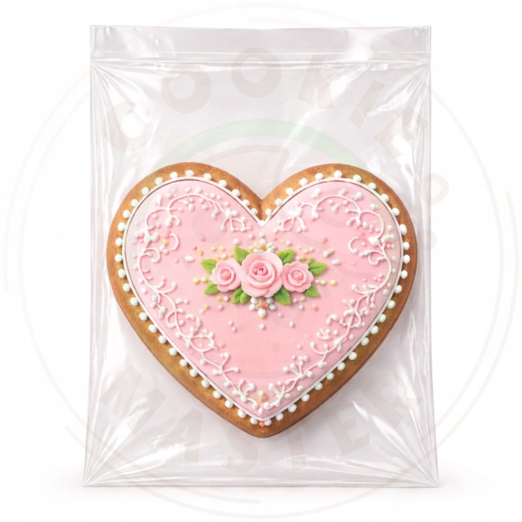 WORECZKI ZAKLEJANE TOREBKI FOLIOWE CELOFANOWE MAŁE PIERNIKI 10×15cm 100szt
