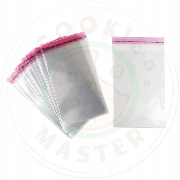 WORECZKI ZAKLEJANE TOREBKI FOLIOWE CELOFANOWE MAŁE PIERNIKI 10×15cm 100szt