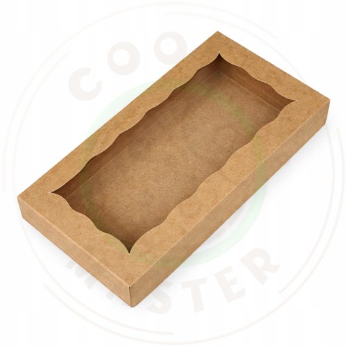 PUDEŁKO KARTONIK Z OKIENKIEM NA PREZENTY CIASTKA PIERNIKI EKO + 21x11×2 cm