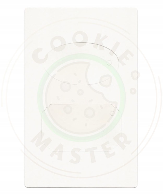 WINIETKI PLAKIETKI ETYKIETY NA ŻYCZENIA PREZENTY BIAŁE 20szt - 10 KOMPLETÓW