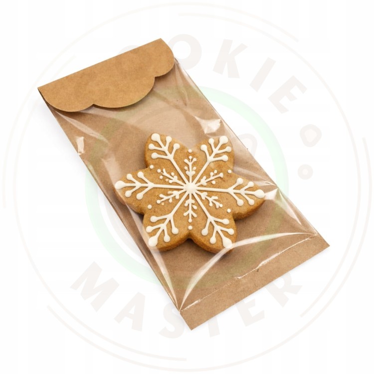 KARTONIK DO WORECZKA OZDOBNY NA PREZENTY CIASTKA PIERNIKI EKO + 10x20 cm