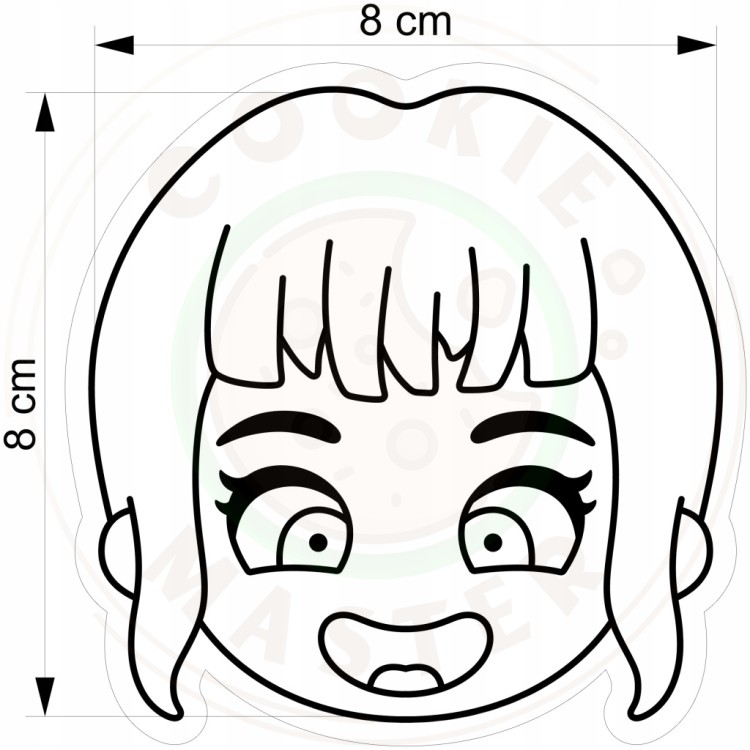 FOREMKA Wykrawacz do Ciastek i Pierników BAJKA KPop Demon Hunters ZOEY 8cm