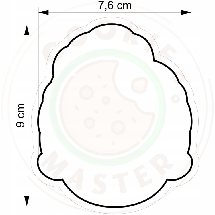 FOREMKA Wykrawacz do Ciastek i Pierników BAJKA KPop Demon Hunters RUMI 9cm