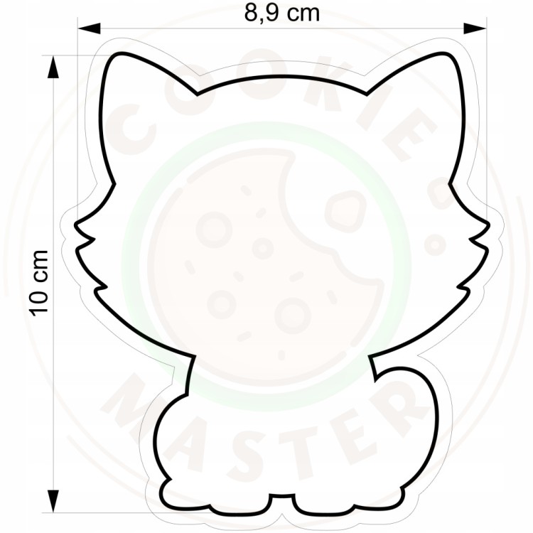 FOREMKA Wykrawacz Pierników BAJKA KPop Demon Hunters TYGRYS KOT DERPY 10cm