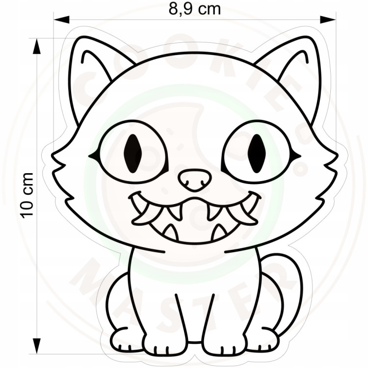 FOREMKA Wykrawacz Pierników BAJKA KPop Demon Hunters TYGRYS KOT DERPY 10cm