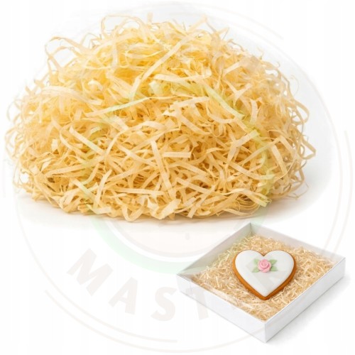 WEŁNA DRZEWNA SIANKO WYPEŁNIENIE DO PUDEŁEK DO PREZENTÓW WYPEŁNIACZ EKO 20g