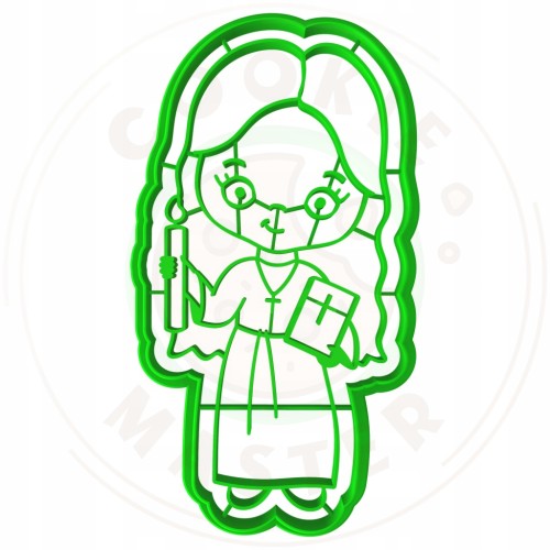 FOREMKA Wykrawacz do Ciastek i Pierników KOMUNIA Dziewczynka z biblią 12cm