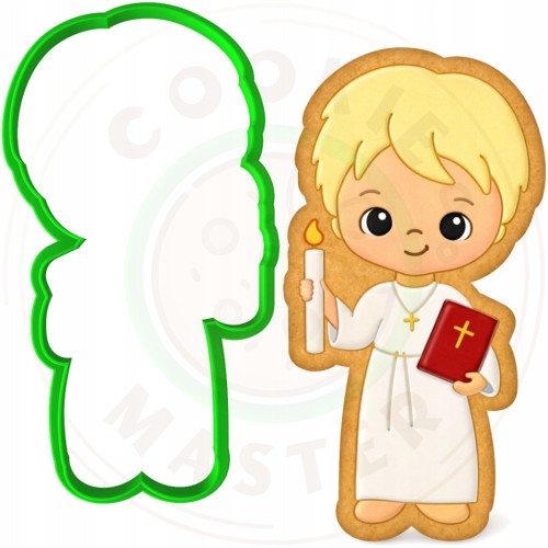 FOREMKA Wykrawacz do Ciastek i Pierników KOMUNIA - Chłopiec z biblią 12cm