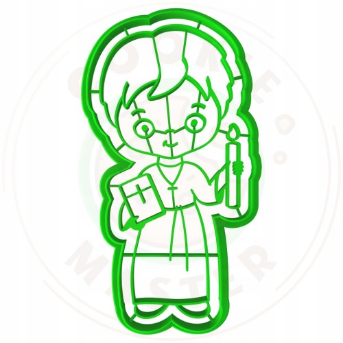 FOREMKA Wykrawacz do Ciastek i Pierników KOMUNIA - Chłopiec z biblią 12cm