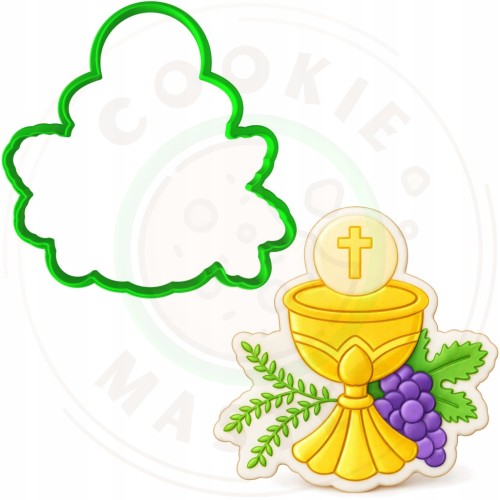 FOREMKA Wykrawacz do Ciastek i Pierników KOMUNIA - Kielich z hostią 10cm