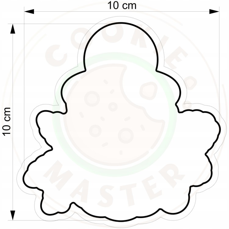 FOREMKA Wykrawacz do Ciastek i Pierników KOMUNIA - Kielich z hostią 10cm