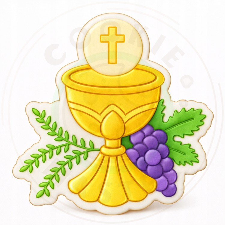 FOREMKA Wykrawacz do Ciastek i Pierników KOMUNIA - Kielich z hostią 10cm