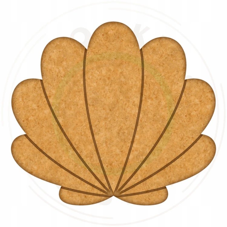 FOREMKA Wykrawacz do Pierników ZWIERZĘTA MORZE Małż Przegrzebek MUSZLA 8cm