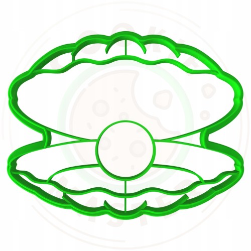 FOREMKA Wykrawacz do Pierników ZWIERZĘTA MORZE Ostryga MUSZLA Z PERŁĄ 10cm