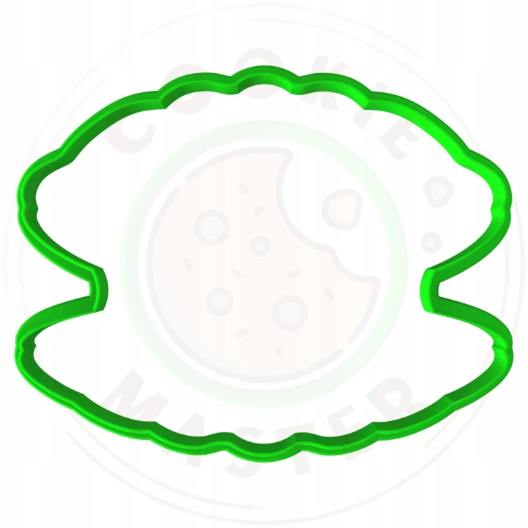 FOREMKA Wykrawacz do Pierników ZWIERZĘTA MORZE Ostryga MUSZLA Z PERŁĄ 10cm