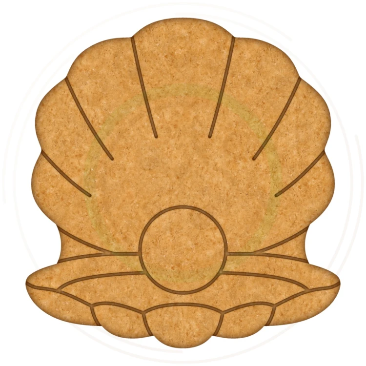 FOREMKA Wykrawacz do Pierników ZWIERZĘTA MORSKIE Ostryga MUSZLA Z PERŁĄ 8cm