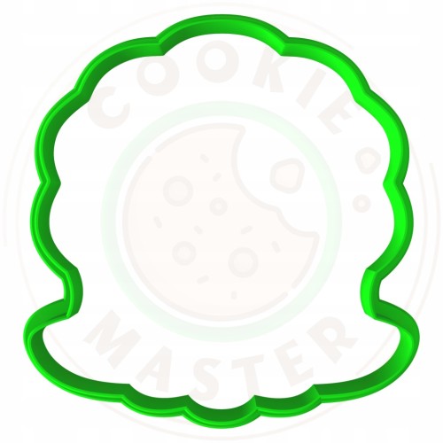 FOREMKA Wykrawacz do Pierników ZWIERZĘTA MORSKIE Ostryga MUSZLA Z PERŁĄ 8cm