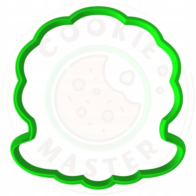 FOREMKA Wykrawacz do Pierników ZWIERZĘTA MORSKIE Ostryga MUSZLA Z PERŁĄ 8cm