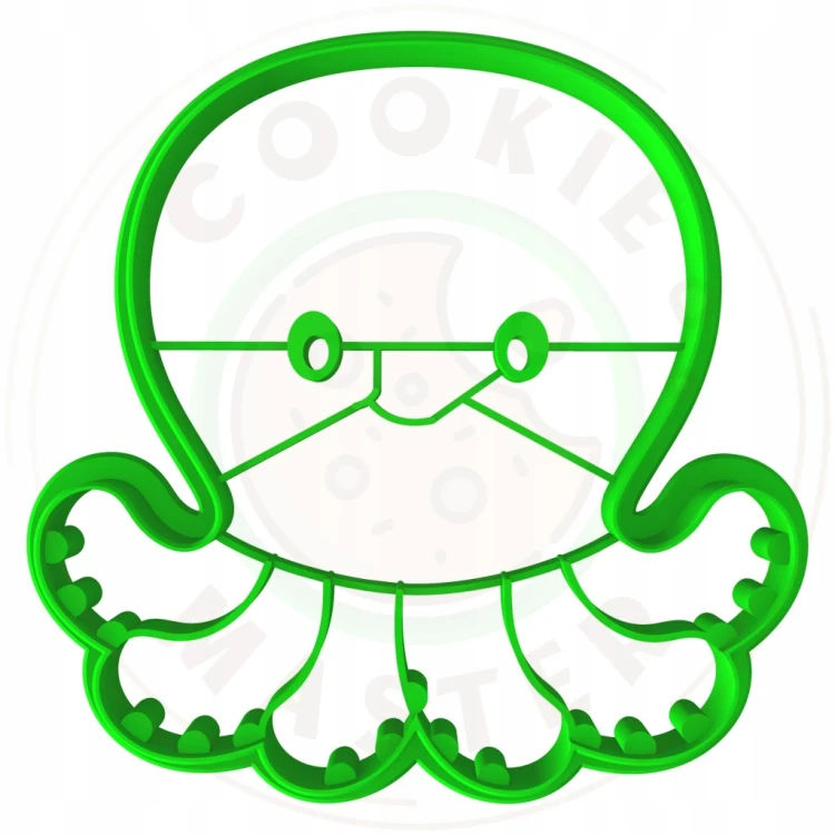 FOREMKA Wykrawacz do Pierników ZWIERZĘTA MORSKIE Lato - OŚMIORNICA 8cm