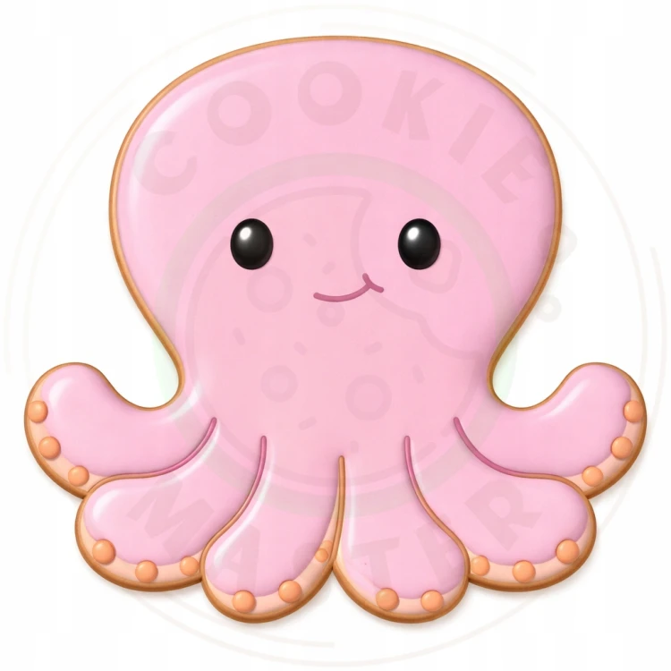 FOREMKA Wykrawacz do Pierników ZWIERZĘTA MORSKIE Lato - OŚMIORNICA 8cm