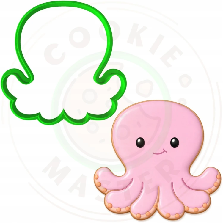 FOREMKA Wykrawacz do Pierników ZWIERZĘTA MORSKIE Lato - OŚMIORNICA 8cm