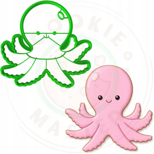 FOREMKA Wykrawacz do Pierników ZWIERZĘTA MORSKIE Lato - OŚMIORNICA 10cm