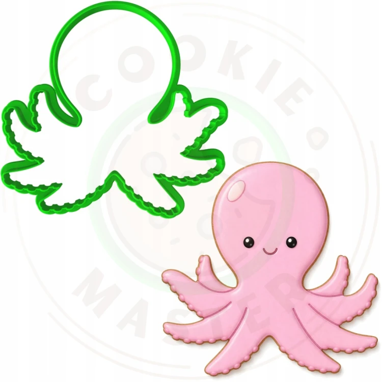 FOREMKA Wykrawacz do Pierników ZWIERZĘTA MORSKIE Lato - OŚMIORNICA 10cm