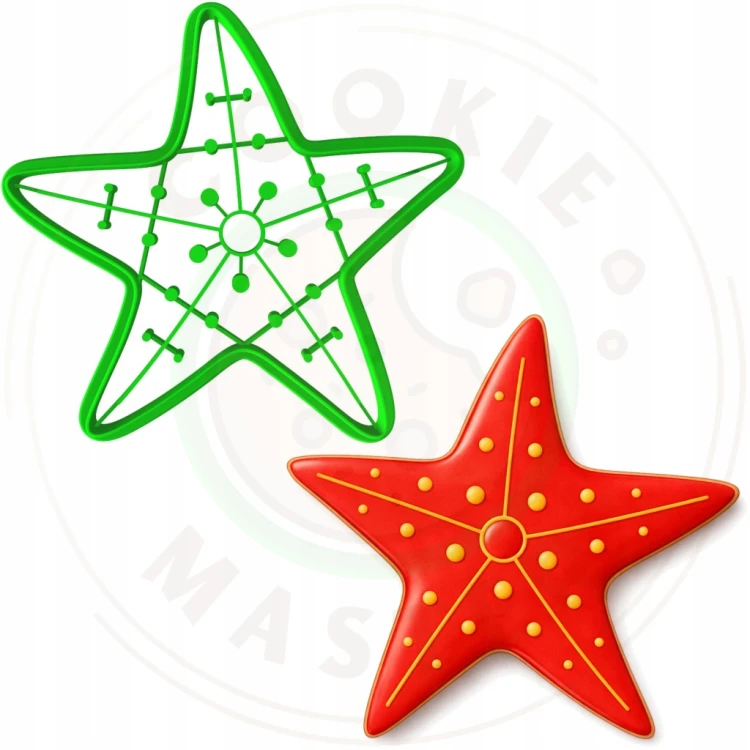 FOREMKA Wykrawacz do Pierników ZWIERZĘTA MORSKIE Lato - ROZGWIAZDA 10cm